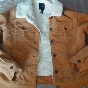 Forever 21 jacket with fluffy lining. Just like new